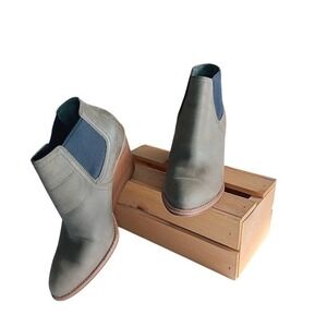 Cole Haan Grand.0S Leather Chelsea Ankle Boots Women's 10.5 Stacked Heel